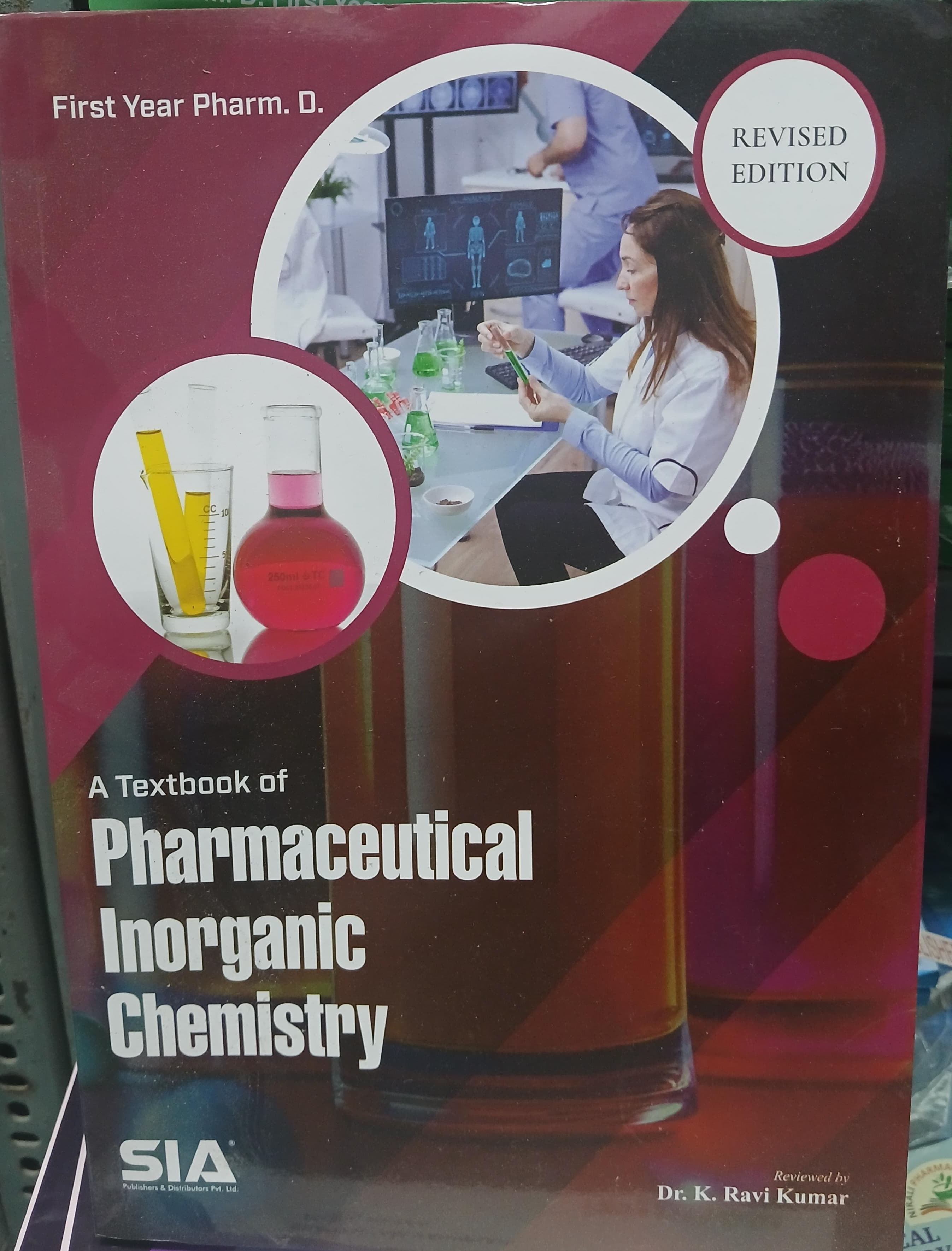 A Textbook of PHARMACEUTICAL INORGANIC CHEMISTR First Year Pharm.D